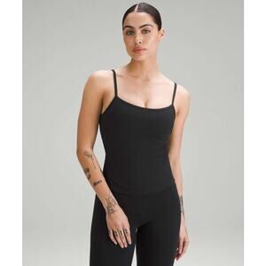 Lululemon Cross-Back Nulu Yoga Tank Top Black Size 10